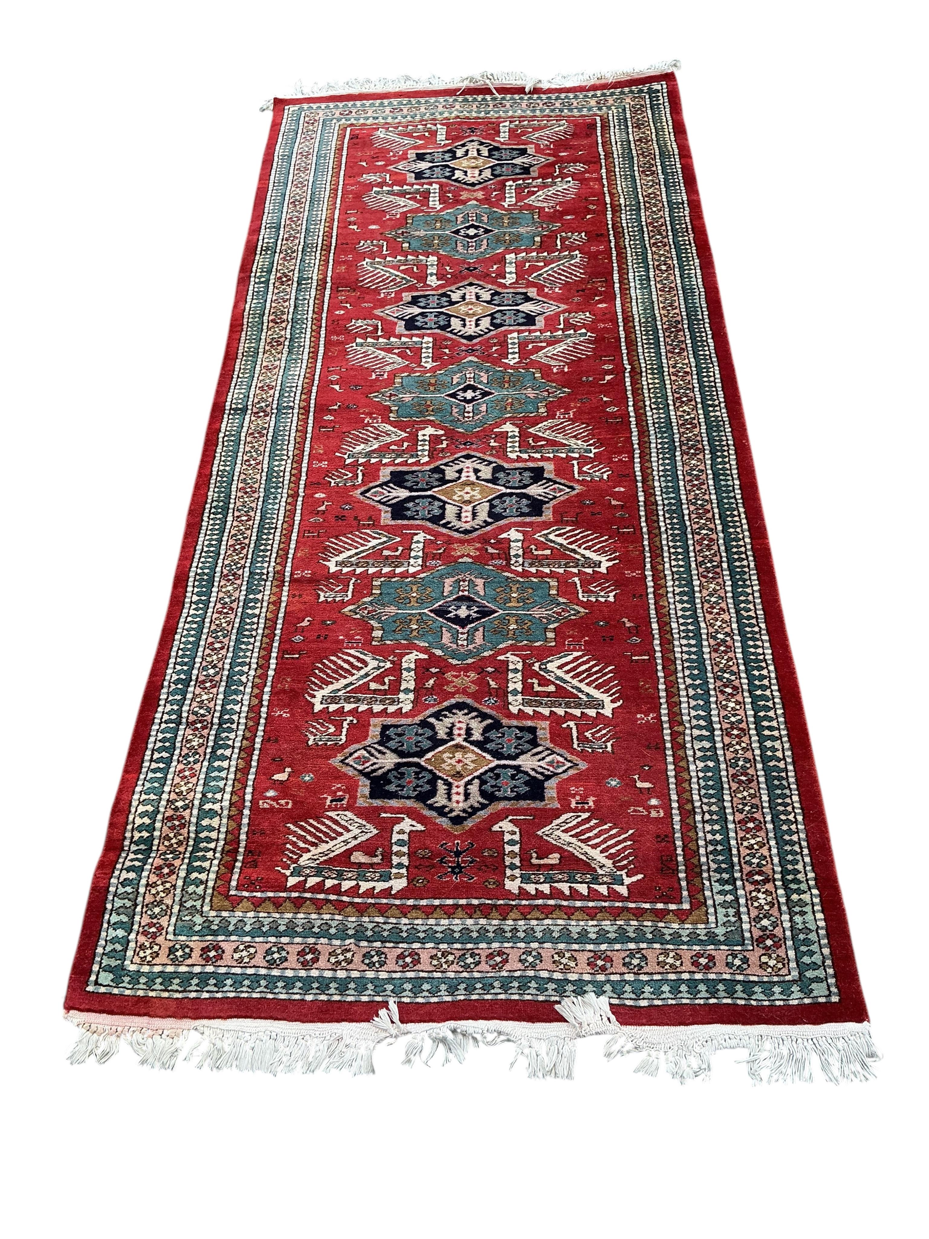 A pair of modern Persian runners, 235 x 103cm